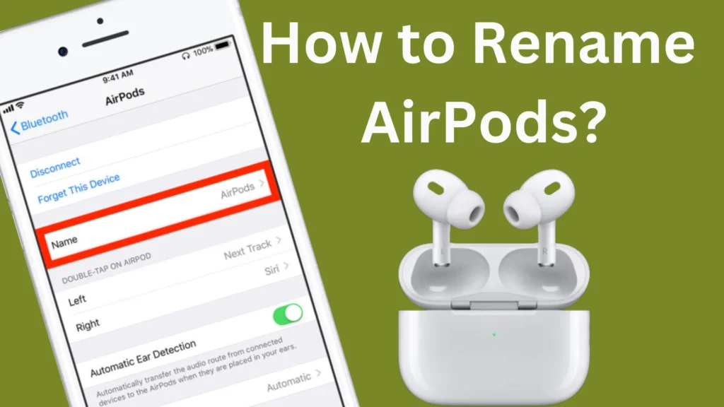 How to Rename AirPods